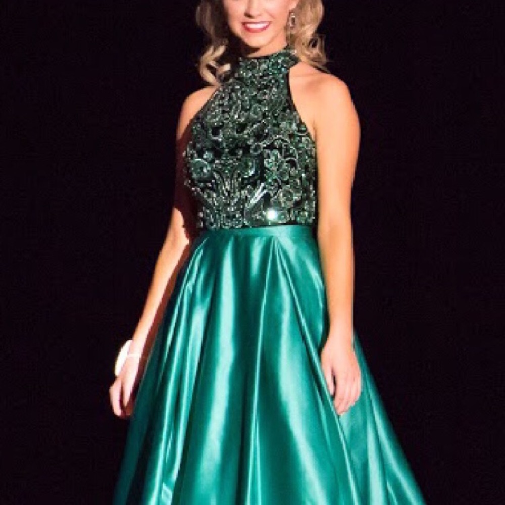 Lots of formal dresses